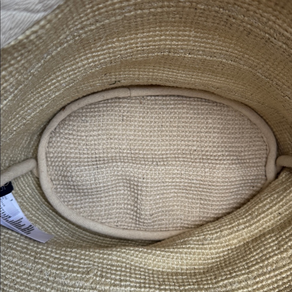 J.Crew Straw Tote Bag - Tan and Cream - Picture 4 of 8